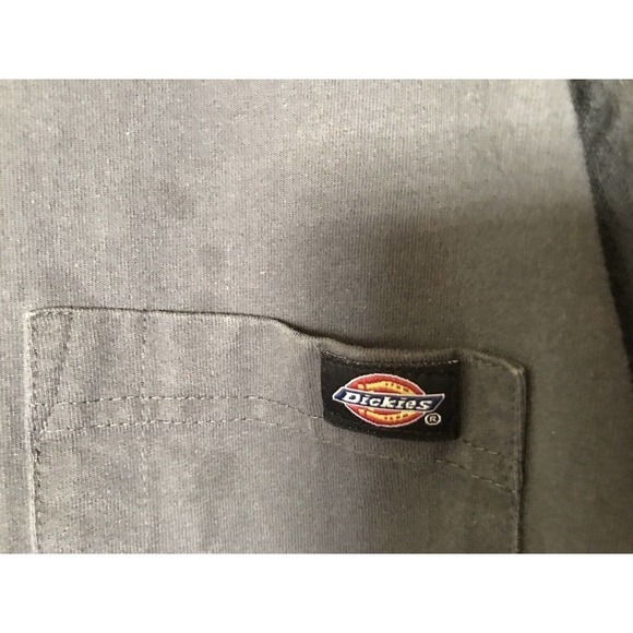 Dickies Men’s T Shirt XL/TG Gray Cotton Pre-owned￼ - Picture 4 of 8